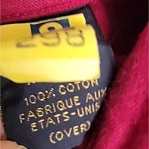 VTG Eddie Bauer Chamois Shirt Mens XL Red Flannel Cotton Heavy Outdoor 90s ISA - Picture 4 of 14